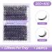 240PCS Cluster Lashes Extension C Curl 0.07mm 30D/40D Mixed 16-20mm | DIY Individual Eyelashes Clusters | Wide Stem Lash Extensions | RR-16-20mm Clusters-30D+40D-0.07-C - Buy Online on GoSupps.com