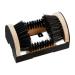 Relaxdays Scraper with Surrounding Outdoor Shoe Brush Robust Bristles Floor-Mount Black/Natural 40% Iron Wood 30% Plastic 1 Piece