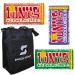 Tony's Chocolonely Netherlands Caramel Pretzel Toffee Hazelnut Chocolate Bar Bundle With Snack Scout Lunch Bag