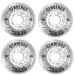 Alkali Revel Clear Indoor Soft 76A Roller Inline Hockey Wheels - 59mm, 68mm, 72mm, 76mm & 80mm Hi-Lo