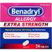 Benadryl Allergy Relief Tablets 100ct & Extra Strength Antihistamine 50mg Diphenhydramine 24ct Benadryl Ultratabs 100ct + Allergy Relief Unflavored 100 Count (Pack of 1) - Buy Online on GoSupps.com