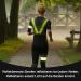 Partideal 8-Piece Reflective Ligaments Stripes Pants Clip - Elastic Reflector Straps for Cycling & Jogging - Green & Black - Buy Online on GoSupps.com