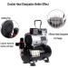 Timbertech Upgraded Mini Airbrush Compressor ABPST08 Oil-Free, Single-Piston, 3L Tank, Cooling Fan, Regulator, Moisture Trap - Ideal for Hobby, Tattoo, Graphics - Buy Online on GoSupps.com