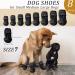 Waterproof Dog Boots 4 Pack | Reflective Adjustable Straps for Small & Medium Dogs - Buy Online on GoSupps.com