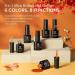 Modelones Fall Autumn 6 Colors Builder Gel Set - 8-in-ONE Nail Gel Kit - Buy Online on GoSupps.com