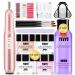 Acrylic Nail Kit With Drill, Acrylic Powder and Liquid Set With Nail Drill, With 4PCS Clear, Nude, Pink, White Nail Powder and 3.4OZ Monomer, Professional Acrylic for Nail Extension, Art Nails Beginner