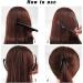 3 Pcs Banana Hair Clip Set for Women - Wave Hair Accessory in Black, Brown, Cream Amber - Buy Online on GoSupps.com
