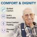 Adult Diapers Incontinence Briefs Large 18 Pack - Overnight Heavy Absorbency for Men and Women - Moisture and Odor Lock - Refastenable Tabs - Elastic Gathers - Buy Online on GoSupps.com