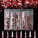 Casytomer 2080 Pieces Flat Bottom Red Crystal Rhinestone Round Gems - S6 S16 | Shop Now! - Buy Online on GoSupps.com