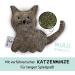 Catlabs Sustainable Cat Toy Set Cuddly Cat & Fluffy Bat with Catnip | Natural Sheep Wool | Refillable | Eco-Friendly - Buy Online on GoSupps.com