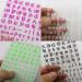 12 Sheet Alphabet Nail Art Stickers for Women, Teens, and Kids - DIY Manicure Decoration - Fingernail Tattoo Decals - Buy Online on GoSupps.com