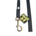 IDC Black-Gray Rubberized Leash 14mm x 3m - Durable & Stylish Dog Leash (No Loop) International Shipping Available - Buy Online on GoSupps.com