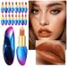 Terracotta Lipstick Gradient - 24 Color Options for Daily & Party Wear | Aunt Red Shade with Lip Liner & Sharpener Included - Buy Online on GoSupps.com
