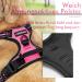 Rabbitgoo Medium Dog Harness - No Pull Adjustable Breathable & Reflective - Safe Control for Large Dogs - Pink - Buy Online on GoSupps.com