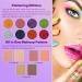 UCANBE Bright Purple Green Eyeshadow Palette | High Quality Shimmer Matte Glitter Makeup Set - Buy Online on GoSupps.com