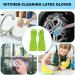 NGUMMS Kitchen Gloves for Washing Dishes | Household Cleaning Gloves 1 Pair | Waterproof Dishwashing Gloves Reusable Household Gloves Latex Thicken Kitchen Cleaning Housework Tools - Buy Online on GoSupps.com