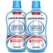 PARODONTAX - Bain de Bouche Quotidien Complete Protection - 8 B n fices pour des Gencives Saines & des Dents Fortes - Combat les Bact ries de la Plaque Dentaire - 0% Alcool - Menthe Fra che - 2x500 ml