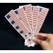 USA Flag Patriotic Party Tattoos - Set of 40 American Themed Temporary Tattoos - Buy Online on GoSupps.com