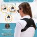TECH THERAPEUTICS Posture Corrector for Women and Men - Back Support Brace for Shoulder, Back, Cervical, and Neck Pain Relief - Adjustable and Breathable Upper Back Straightener - Size XS-S - Buy Online on GoSupps.com