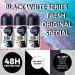 NIVEA Black & White Fresh Men's Roll-On Deodorant - Alcohol-Free 48-Hour Protection 1.7 oz (Pack of 3) - Shop Internationally - Buy Online on GoSupps.com
