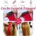 Rhyme 9PCS 21 Colored Clip in Hair Extensions - Red Highlights for Girls and Women | Party Hair Accessories - Buy Online on GoSupps.com