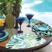 Gossamer Palms Reversible Wedge Shaped Placemat Set - Set of 4, Made in the USA - Buy Online on GoSupps.com