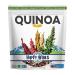 Happy Andes Tri-Color Quinoa Non GMO & Gluten, Whole Grain Rice Substitute, Ready to Cook Food for Oats & Seeds Recipes, Healthy Meal with Vitamins and Protein, 48 Oz