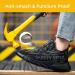 SPIEZ Orthotic Arch Support Insoles & Steel Toe Shoes Bundle for Men - Heavy Duty Inserts for Indestructible Work Sneakers - Buy Online on GoSupps.com
