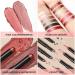 2 PCs Cream Eyeshadow Stick Set - Waterproof Matt & Shimmering Eye Makeup Crayons for Bright Eyes | Rigid Ring Rose (0712) - Buy Online on GoSupps.com