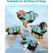 Petbank Life Jacket for Dogs - Adjustable Swimming Vest with Reflector Stripes | Buoyant Swim Suit for Small Medium & Large Dogs - Light Blue - Buy Online on GoSupps.com
