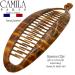 Camila Paris CP3097 Large Banana Clip Hair Comb - 7 Inch Flexible Clip for Thick Hair, Brown - Made in France - Buy Online on GoSupps.com