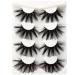 Losha 5D Faux Mink Lashes 25mm - 4 Pairs Pack | Dramatic Fluffy Volume False Eyelashes - Buy Online on GoSupps.com