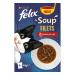 Sakioo Felix Soup Fillets Cat Soup with Beef Chicken and Lamb Flavors 6 x 48g - Box of 4 (24 portion sachets 1.15kg)