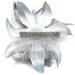 Pretty Cool - Grey Flower & Feather Comb Fascinator - Buy Online on GoSupps.com