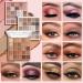 Colorful Eyeshadow Palette - 25 Pigmented Matte & Shimmer Shades for Dramatic Glamour Looks #001 | International Shipping Available - Buy Online on GoSupps.com