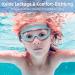 Buy Water Space Swimming Goggles for Kids 3-15 | Panoramic Anti-Fog Design | No Leak Swimming Goggles for Pool & Beach - Pink & Light Green - Buy Online on GoSupps.com