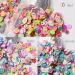 Academyus 1000Pcs Nail Art Slices Fruit Feather Shape Polymer Clay DIY Charms - Pink Medium - Buy Online on GoSupps.com