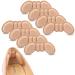 Heel Pads for Shoes That are Too Big 4 Pairs Foamed Cotton Heel Cushions for Pain Relief & Tighter Fit Filler Improved Shoe Fit and Comfort (Rosybrown)