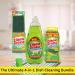 Complete Washing Up Liquid Bundle - Set Includes 600ml Apple Elbow Grease Washing Up Liquid Dish Brush Refill Sponges and Kitchen Towel - Buy Online on GoSupps.com