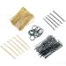 Buy Czemo 200-Piece Hairpins Set - 5cm & 6cm Bobby Pins + Rubber Hair Accessories with Storage Box | Perfect for Girls & Women - Buy Online on GoSupps.com
