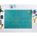 OLFA 24x36 Self Healing Rotary Cutting Mat - Double Sided Grid for Quilting, Sewing & Crafts - Rotary Cutter Compatible (Green) - Buy Online on GoSupps.com