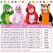 Doladola Unisex Kids & Toddlers Pink Dinosaur Flannel Hooded Romper Jumpsuit - Ages 2.5-3.5 Years - Buy Online on GoSupps.com