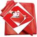 eXODA Incontinence Sheet & Undersheet Mattress Pad - Red 180x220 cm Ideal for Adults & Children - Buy Online on GoSupps.com