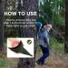 MVUOCR Female Urination Device - Reusable Portable Standing Up Pee Funnel with Extension Tube - Silicone Collapsible Splash-Proof Urinal for Travel, Outdoor Activities, Hiking, Climbing - Black Flower - Buy Online on GoSupps.com