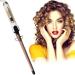 9mm Gold Small Wand Hair Curler - Adjustable Tourmaline Ceramic Curling Iron for Short & Long Hair - 3/8 Inches Slim Tongs - Buy Online on GoSupps.com