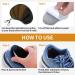 4 Pairs Heel Cushion Pads Mesh Adhesive Heel Grips Inserts for Boots Loose Shoes Too Big Reusable Heel Guards Liners for Women Men Anti Blister Shoe Liners Heel Protectors Improve Shoe Fit (Black) - Buy Online on GoSupps.com