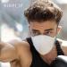 Airpop Active Reusable Face Mask 5-Layer Filter Face Coverings for Sports Contoured Fit Folding Adjustable Face Mask Adult Face Masks for Pollutant Protection Grey/White - Buy Online on GoSupps.com
