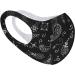 Komonee Paisley Face Mask - Reusable Washable Cloth Cover for Men and Women - Dustproof Mouth Cover for Outdoors, Cycling, Skiing - 2 Pack (Black) - Buy Online on GoSupps.com