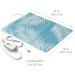 Pure Enrichment PureRelief Express Designer Series Electric Heating Pad - Fast Heating 12x15 Inch (Aqua Palm) - Buy Online on GoSupps.com