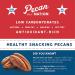 Cinnamon Flavored Roasted Pecan Halves - 16oz | Natural, Antioxidant-Rich, Non-GMO Snack - Buy Online on GoSupps.com